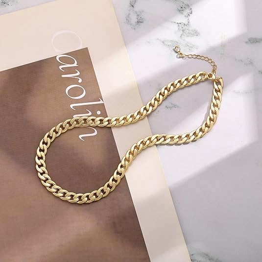 Cavaro™ | Gold Chunky Cuban Link Necklace